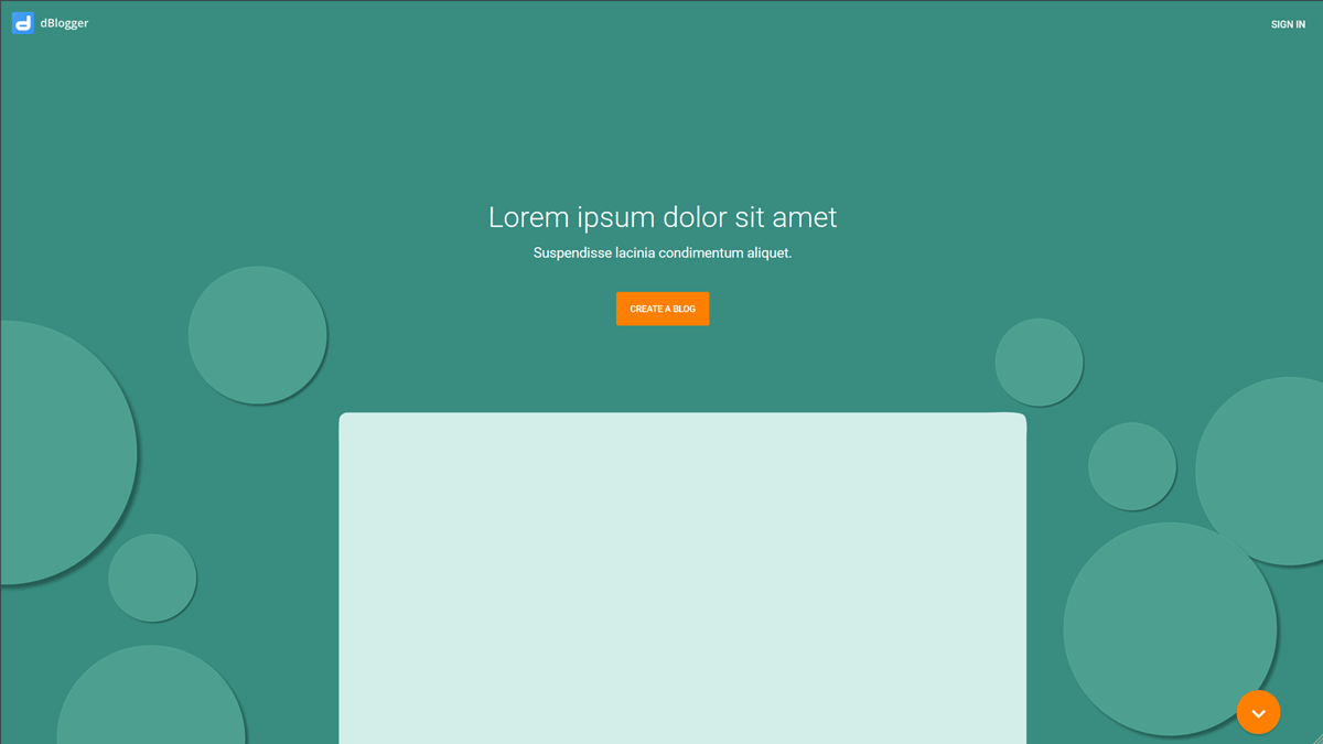 Blogger Clone Preview